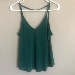 Green flowy super soft cami tank top